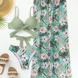 Elaine | High Support High Waist Set with Matching Cover Up