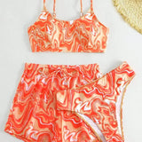 Marilyn | Women 3-Piece Supportive Swim Set