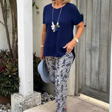Leticia™ Loose Two-Piece Set | Relaxed-Fit Top and Flowy Pants