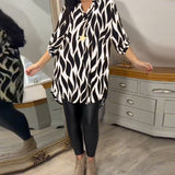 ALEXANDRA™ | Women Printed Loose-Fit Top
