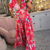 Coralina - Vibrant Floral Dress
