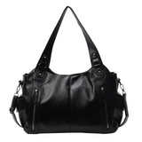Uma | Dual Zipper Large Capacity Shoulder Bag