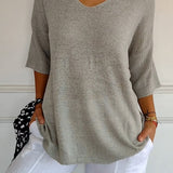 LAUREN™ | Women Casual V-Neck Top