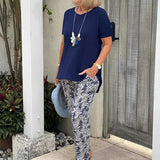 Leticia™ Loose Two-Piece Set | Relaxed-Fit Top and Flowy Pants