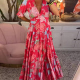 Coralina - Vibrant Floral Dress