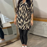 ALEXANDRA™ | Women Printed Loose-Fit Top