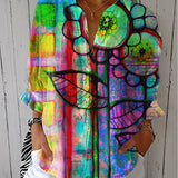 Ruth - Artistic Bloom Blouse