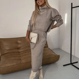 Darla™ Elegant Knit Set | Coordinated Knit Dress and Top