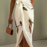 Tess - Elegant Wrap Midi Dress