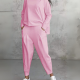 Jackquelin™ Elegant Lounge Set | Matching Chic Top and Trousers