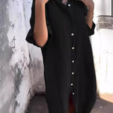 Leonie - Buttoned Breeze Dress