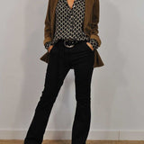 Elvira | Geometric Women V-Neck Blouse