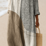 Dune & Grid Dress