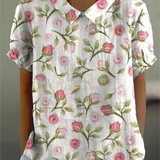 MARLENE™ | Women Vintage Print Shirt