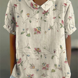 MARLENE™ | Women Vintage Print Shirt
