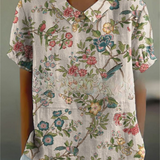 MARLENE™ | Women Vintage Print Shirt