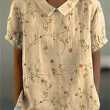 MARLENE™ | Women Vintage Print Shirt