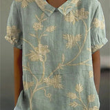 MARLENE™ | Women Vintage Print Shirt