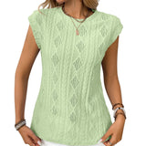 DELICE™ | Women Lightweight Knit Chic Tee