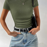 NAOMIE™ | Women Sleek Slim-Fit Tee