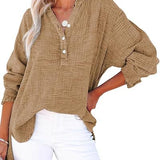 Ayla | Women Casual V-Neck Blouse