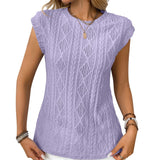 DELICE™ | Women Lightweight Knit Chic Tee