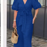 Stella - Elegant V-Neck Dress