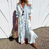 Romy - Boho Puff Sleeve Maxi Dress