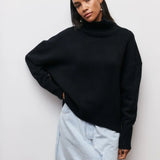Cittra – Oversized Ribbed Turtleneck Sweater