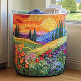 Bright Meadow | Handcrafted Laundry Basket