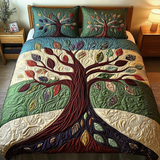 Tree Of Life 3-Piece Quilted Bedding Set NCU0VT70