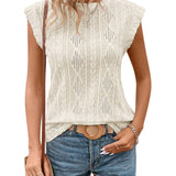 DELICE™ | Women Lightweight Knit Chic Tee