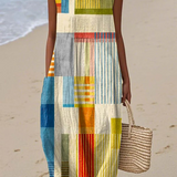 Eve Geometric Midi Dress