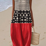 Jane Colorblock Midi Dress