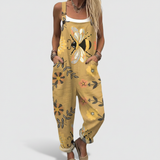 Béatrice | Wildflower Print Overalls