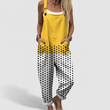 Beatrice | Cotton Print Overalls