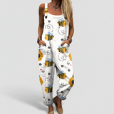 Beatrice | Printed Cotton Overalls