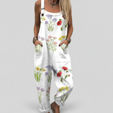 Maëlle | Wildflower Cotton Overalls
