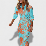 Béatrice | Printed Wrap Dress