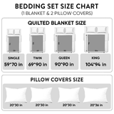 Texas Pride 3-Piece Quilted Bedding Set NCU0NT5503