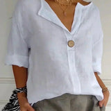 Nayla| Women Casual V-Neck Blouse