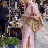 Barbara - Summer Dress with Elegant Stripes