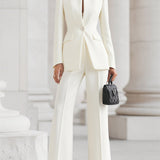 Flora™ Two-Piece Set | Tailored Blazer and Wide-Leg Trousers