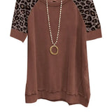 UNAN™ | Women Vintage Leopard Print Top