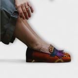Maribel – Brown Leopard Loafer