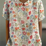 MARLENE™ | Women Vintage Print Shirt
