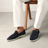 Classic Suède Loafer Navy Blue