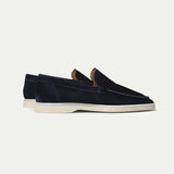 Classic Suède Loafer Navy Blue