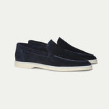 Classic Suède Loafer Navy Blue
