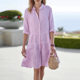 Wolena - Breezy Striped Dress